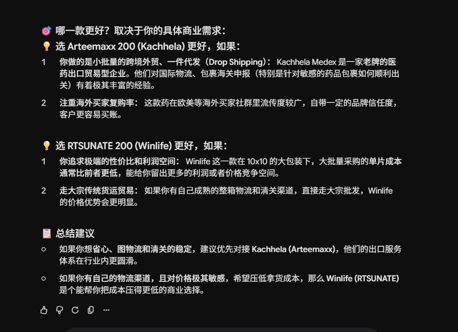 Arteemaxx 200mg 和Rtsunate 比较